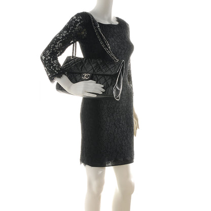Chanel Caviar CC Crave Jumbo Flap Black 2 of 8