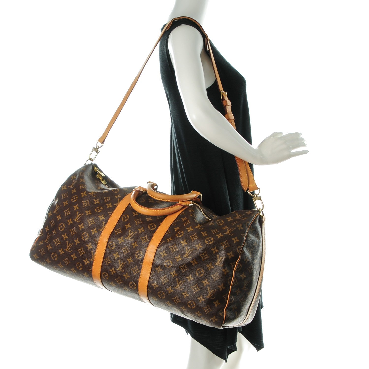 Louis Vuitton Monogram Keepall Bandouliere 55 2 of 10
