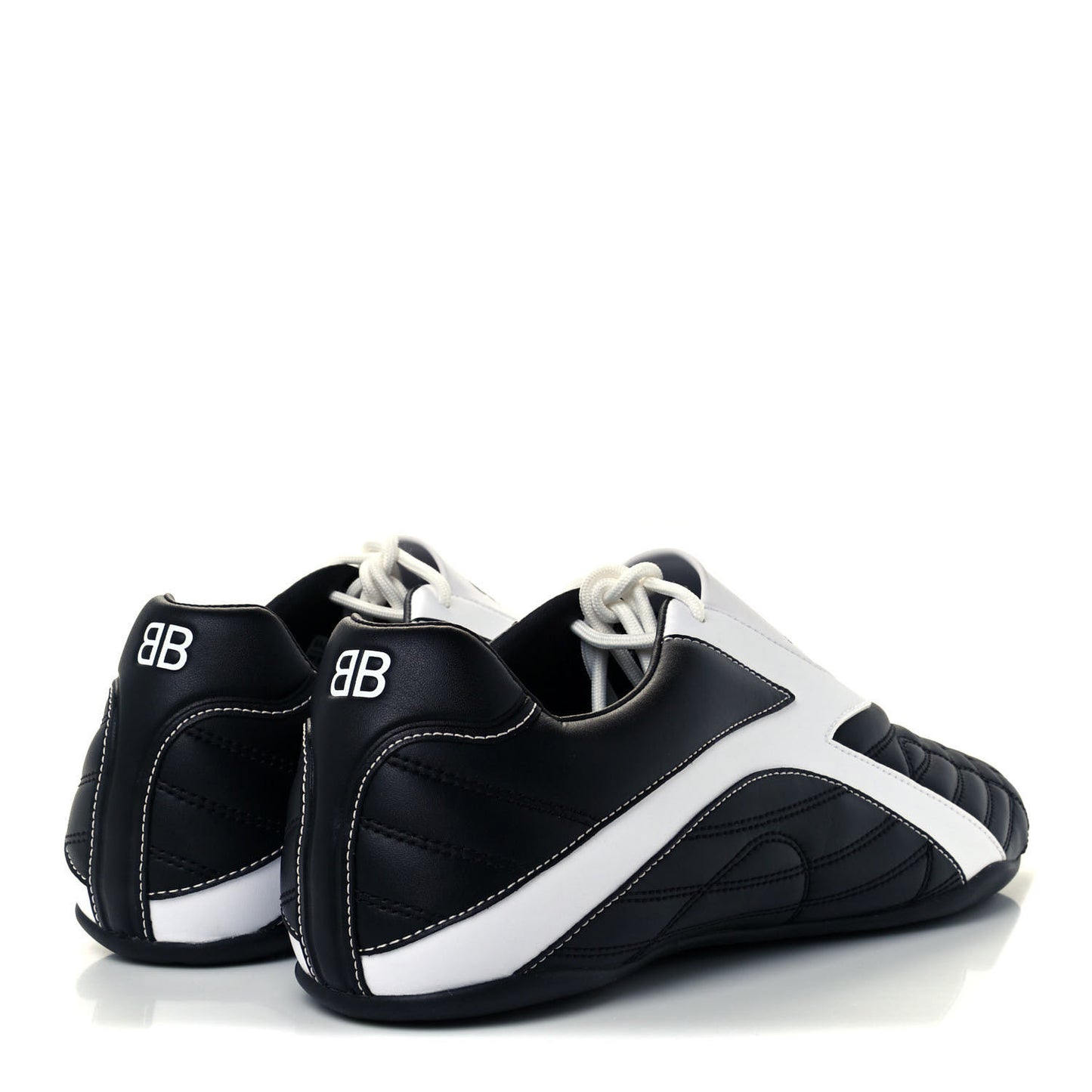 Polyurethane Mens Zen Sneakers 44 Black White