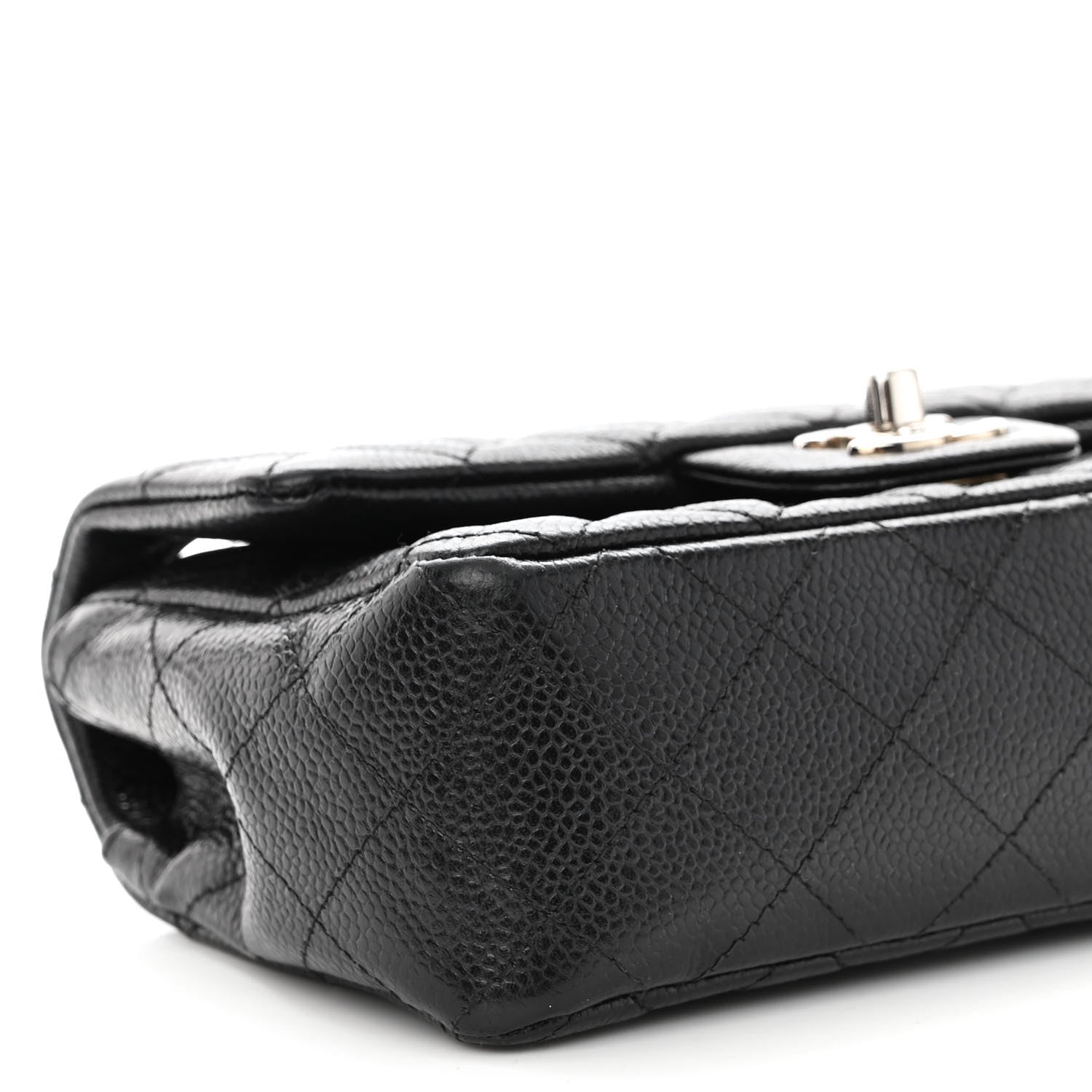 Chanel Caviar Quilted Mini Rectangular Flap Black 9 of 12