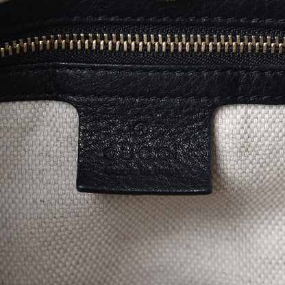 Gucci Pebbled Calfskin Medium Soho Chain Shoulder Bag Black 6 of 7