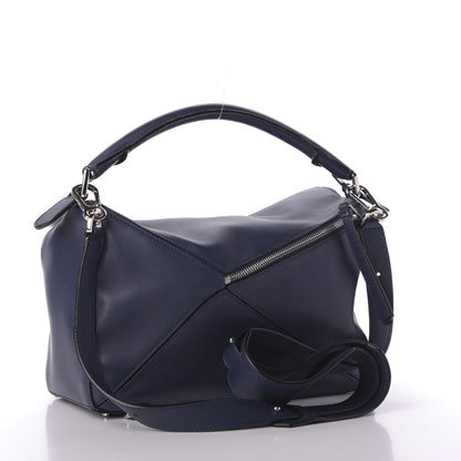 Loewe Calfskin Medium Puzzle Bag Marine 3 of 9