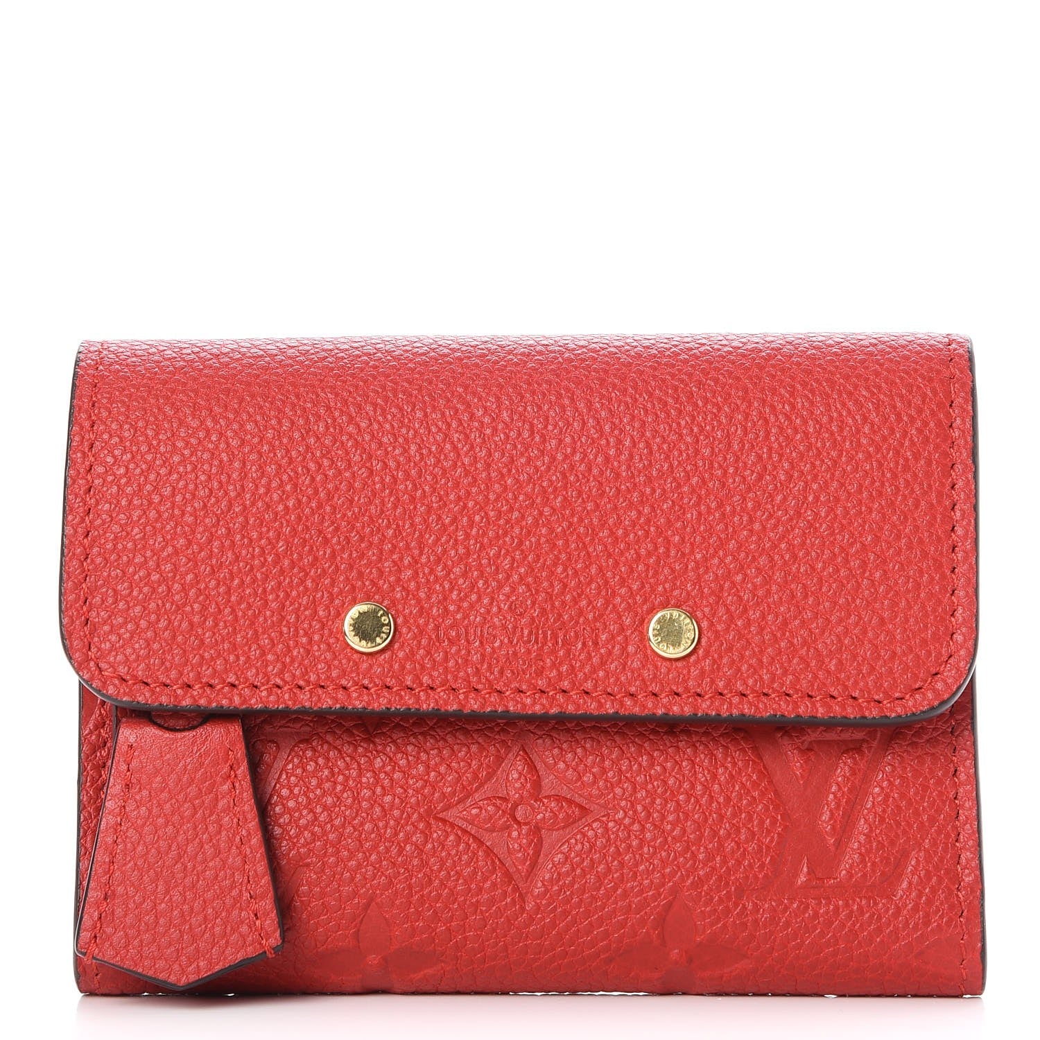 Louis Vuitton Empreinte Pont-Neuf Compact Wallet Cherry 1 of 8