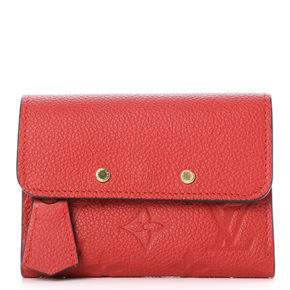 Louis Vuitton Empreinte Pont-Neuf Compact Wallet Cherry 1 of 8
