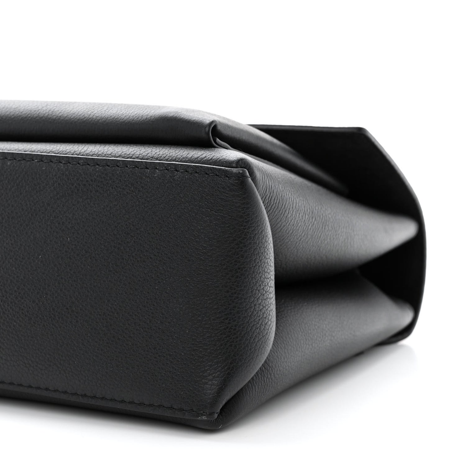Soft Calfskin My Lockme Top Handle Black