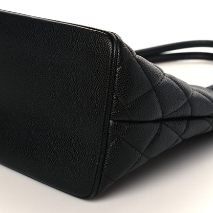 Chanel Caviar Quilted Medallion Tote Black 9 of 9