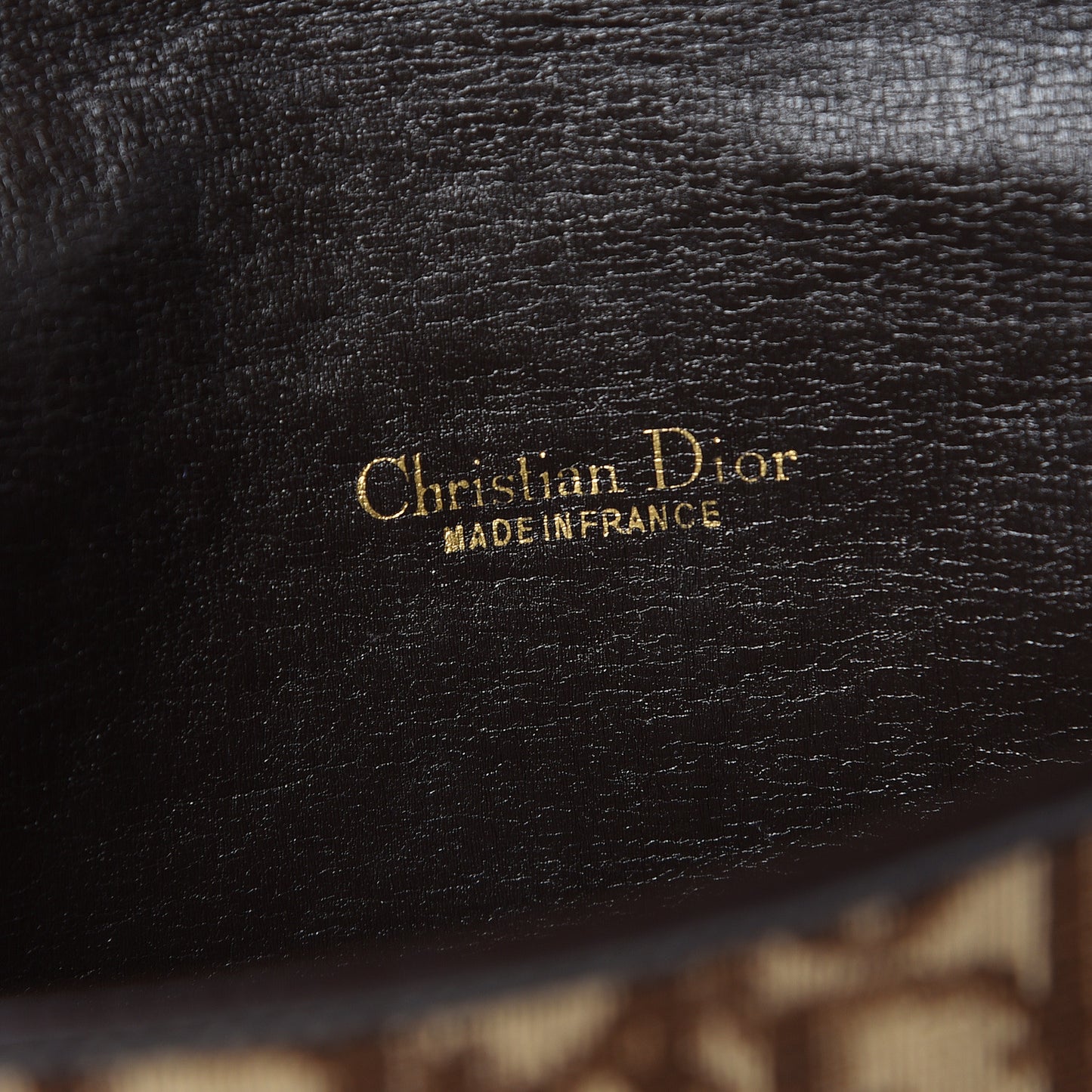 Monogram Envelope Flap Clutch Brown