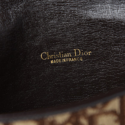 Christian Dior Monogram Envelope Flap Clutch Brown 6 of 8