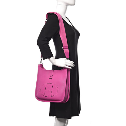 Hermes Taurillon Clemence Evelyne III PM Magnolia 2 of 10