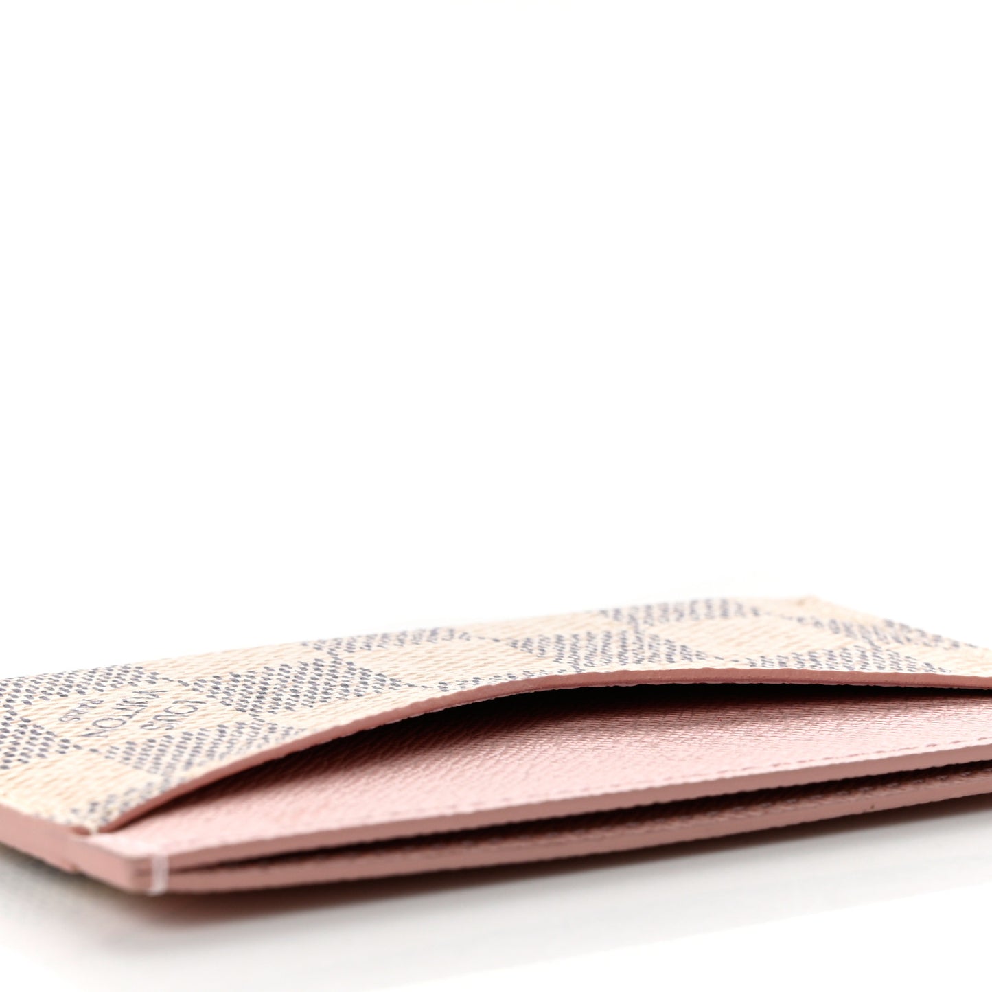 Damier Azur Daily Card Holder Rose Ballerine