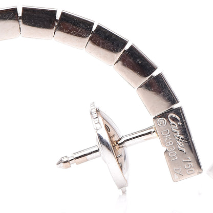 Cartier 18K White Gold Lanieres Drop Earrings 4 of 6