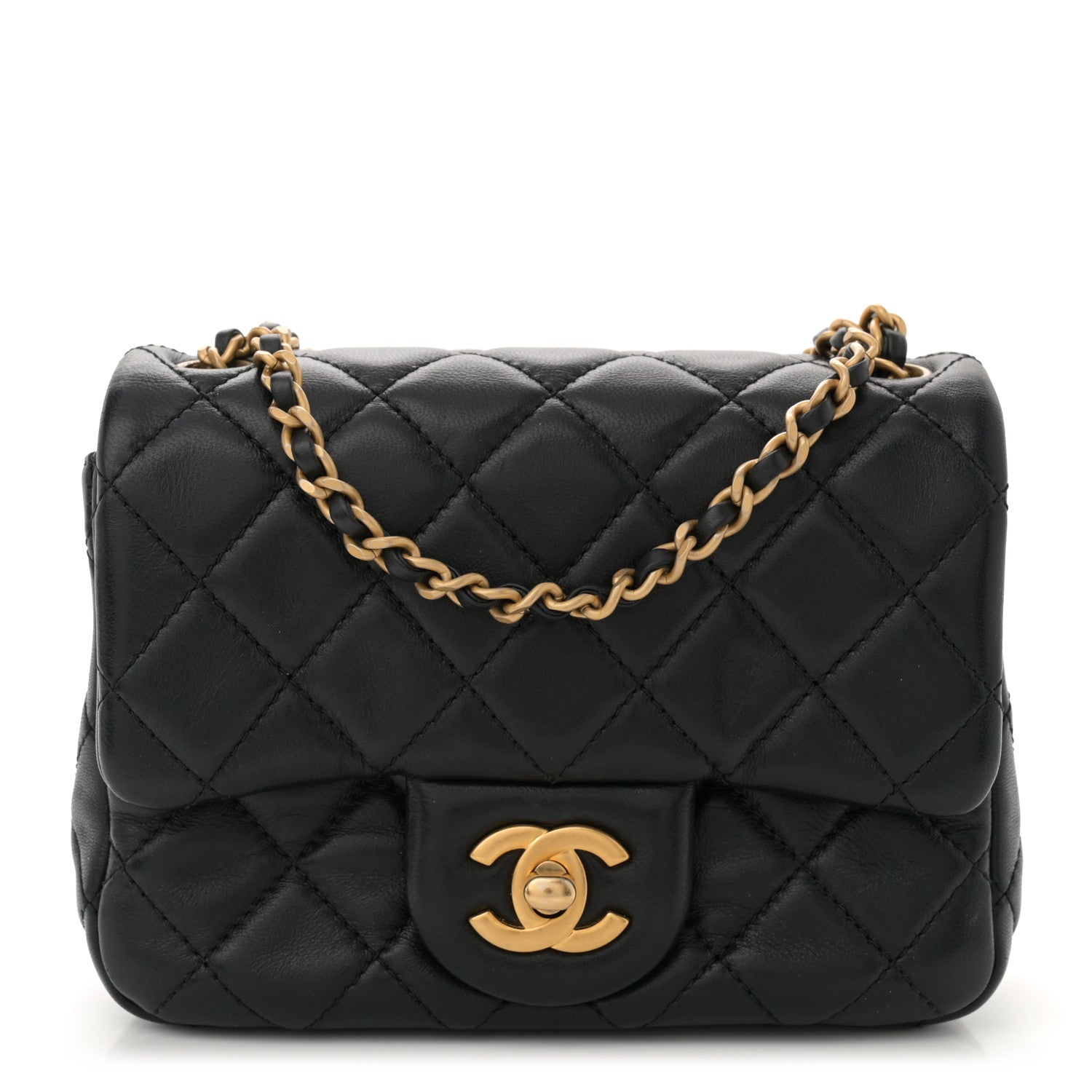 Chanel Lambskin Quilted Mini Pearl Crush Flap Black 1 of 11
