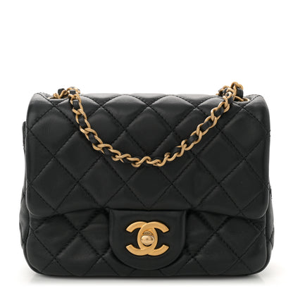 Chanel Lambskin Quilted Mini Pearl Crush Flap Black 1 of 11