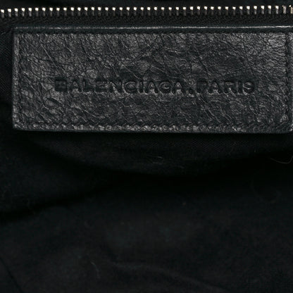 Balenciaga Chevre Giant 21 Silver Hardware Pompon Black 5 of 9