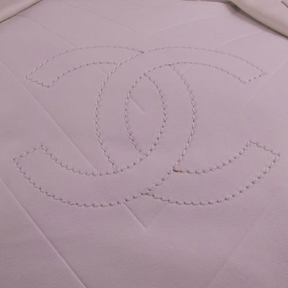 Chanel Leather Large Tote White 6 of 13