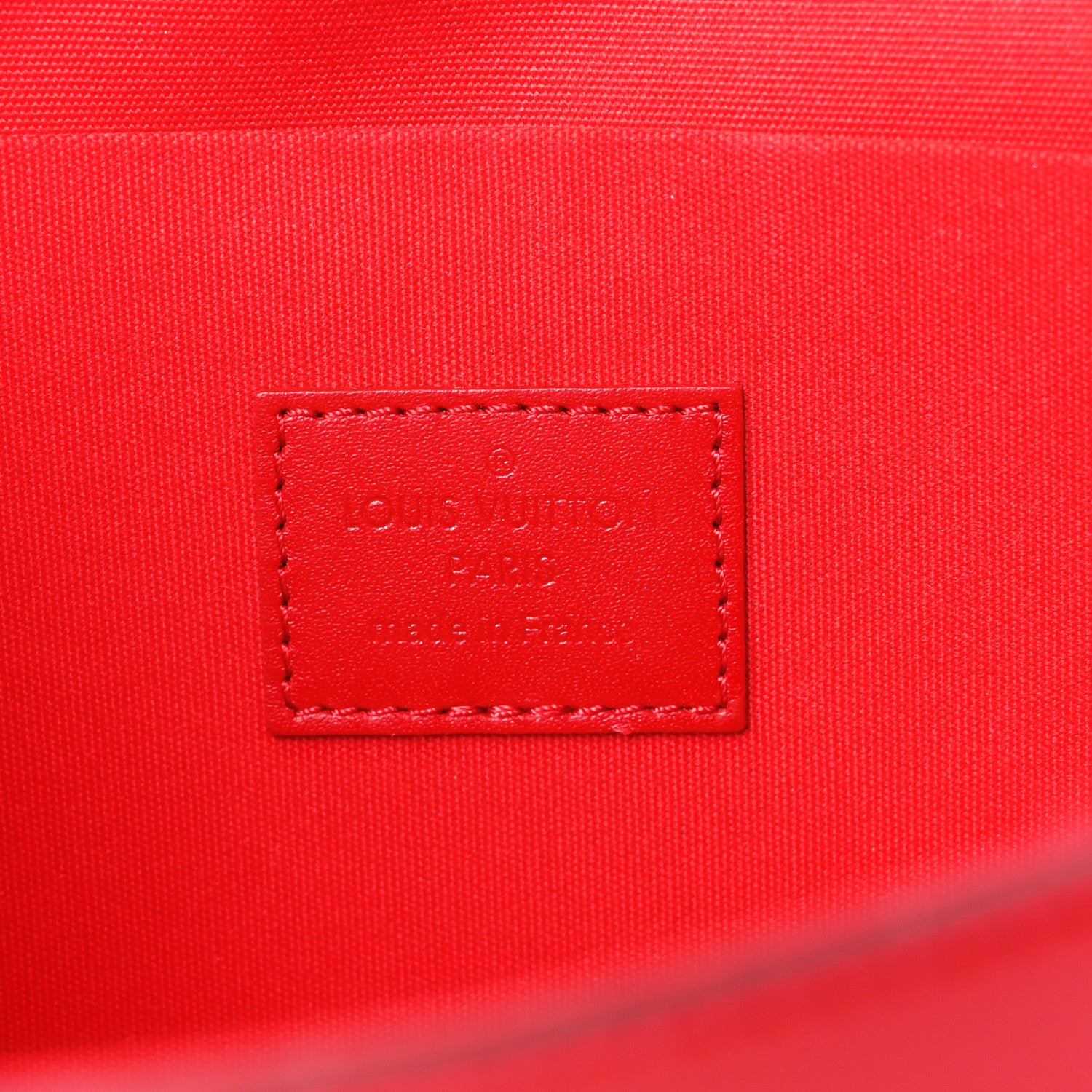 Louis Vuitton Vernis Felicie Pochette Chain Wallet Cherry 8 of 14