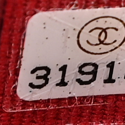 Chanel Lambskin Quilted Top Handle Mini Vanity Case With Chain Red 6 of 11