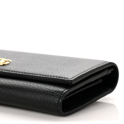 Gucci Calfskin Petite GG Marmont Wallet Chain Bag Black 9 of 9