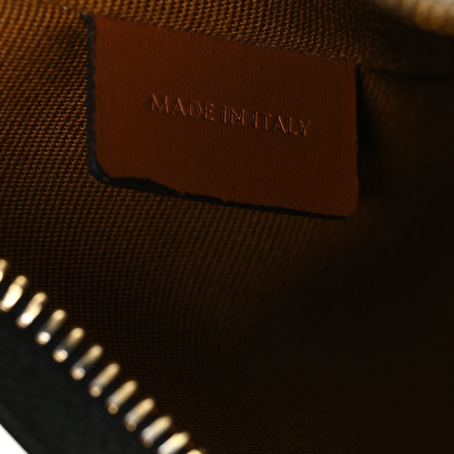 Celine Triomphe Canvas Calfskin Ava Shoulder Bag Tan 6 of 12