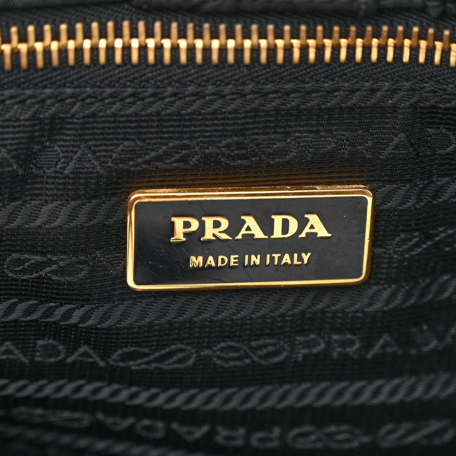 Prada Tessuto Nylon Gaufre Tote Black 6 of 12