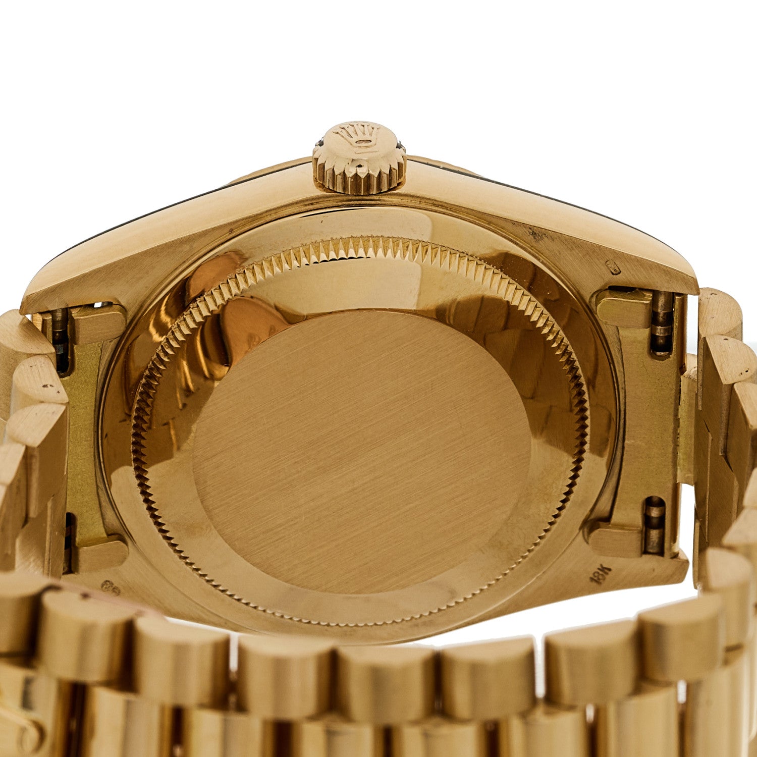 Rolex 18K Yellow Gold Diamond 36mm Oyster Perpetual Day-Date President Watch Champagne 18238 4 of 4