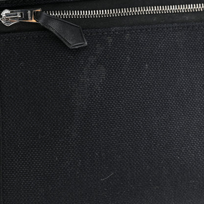Hermes Military Toile Vache Hunter Herbag Zip PM 31 Black 13 of 13