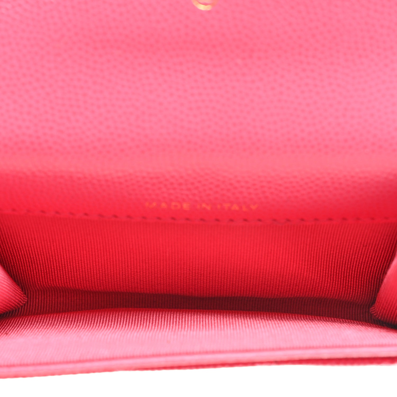 Chanel Caviar Quilted Flap Card Holder Wallet Pink 5 of 9
