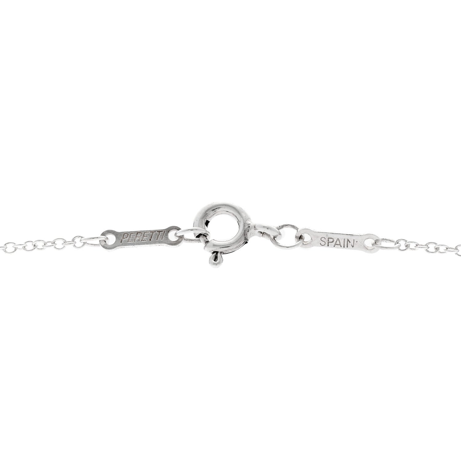 Tiffany Sterling Silver 16mm Elsa Peretti Open Heart Pendant Necklace 4 of 5