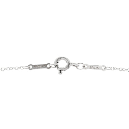 Tiffany Sterling Silver 16mm Elsa Peretti Open Heart Pendant Necklace 4 of 5