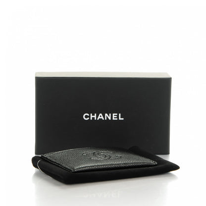 Chanel Caviar Timeless CC Card Holder Black 4 of 8