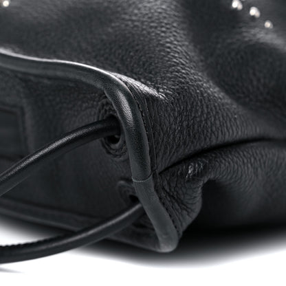 Alexander Wang Pebbled Calfskin Studded Gym Sack Bag Black 7 of 9