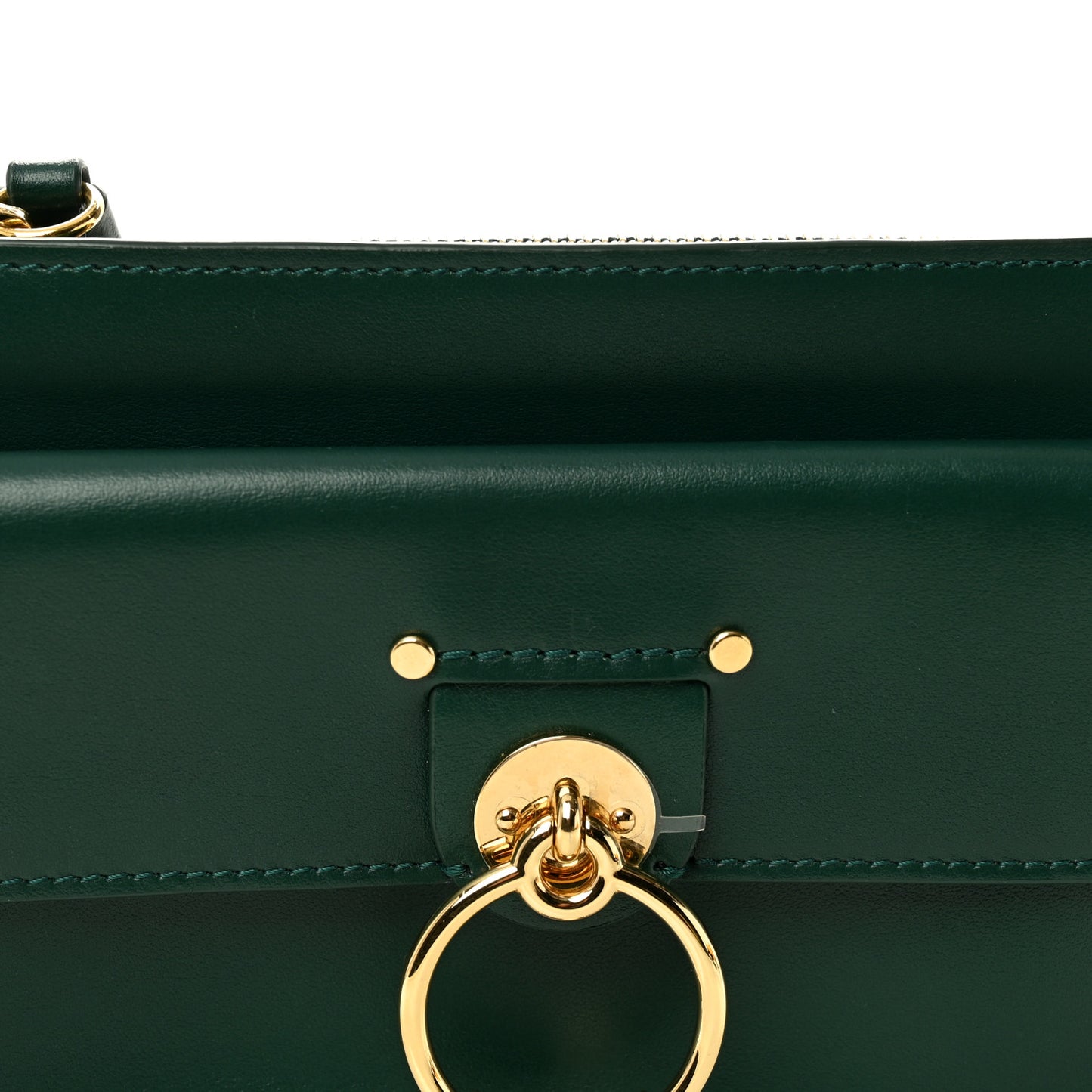 Calfskin Paraty Mini Crossbody Bag Sweet Beige Green