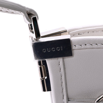 Gucci Calfskin Horsebit Slim Shoulder Bag White 19 of 19