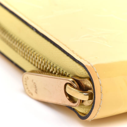 Louis Vuitton Vernis Zippy Wallet Citrine 9 of 12