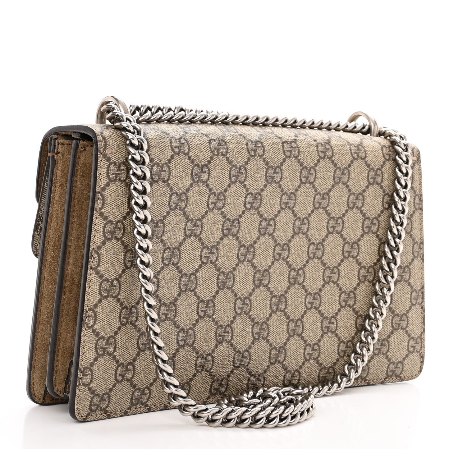 GG Supreme Monogram Small Dionysus Shoulder Bag Taupe