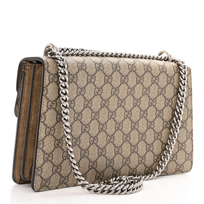 Gucci GG Supreme Monogram Small Dionysus Shoulder Bag Taupe 2 of 8