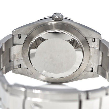 Rolex Stainless Steel 41mm Oyster Perpetual Wimbledon Datejust Watch Slate 126300 5 of 8