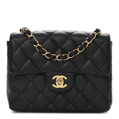 Chanel Caviar Quilted Mini Square Flap Black 1 of 9