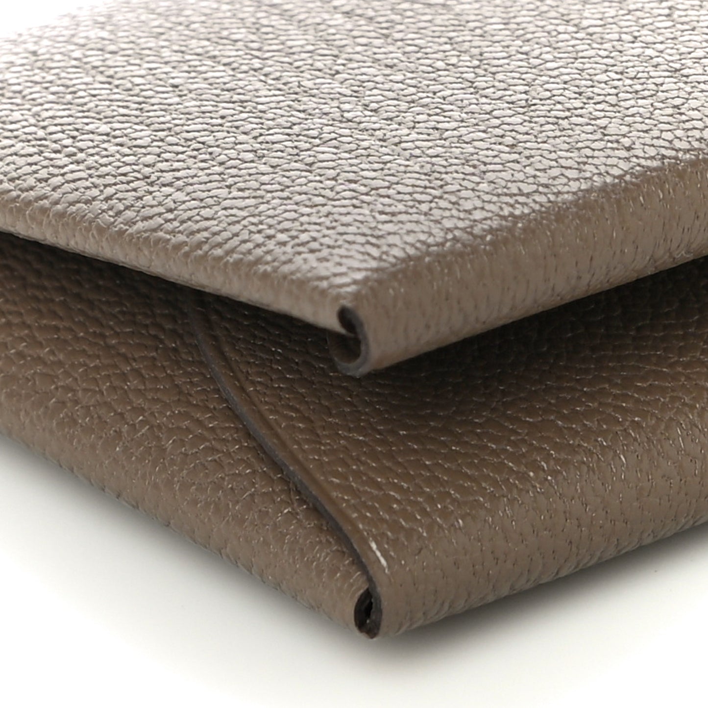 Chevre Mysore Calvi Duo Card Case Etoupe