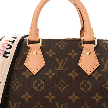 Louis Vuitton Monogram Speedy Bandouliere 20 Black 7 of 11