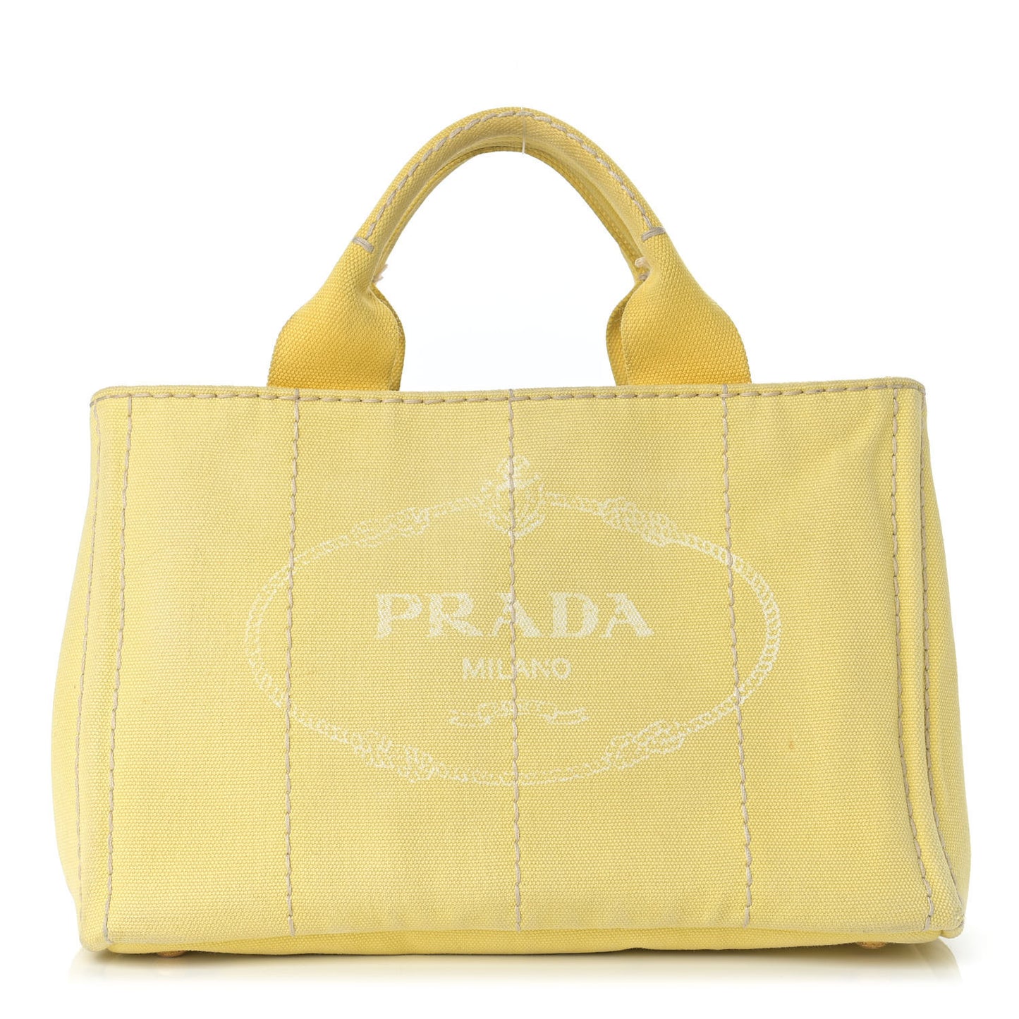Canvas Canapa Small Logo Tote Yellow