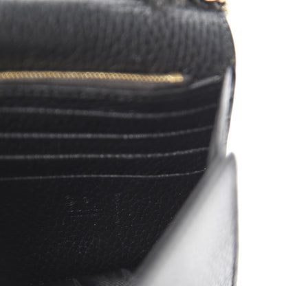 Gucci Dollar Calfskin Interlocking G Chain Wallet Black 9 of 12