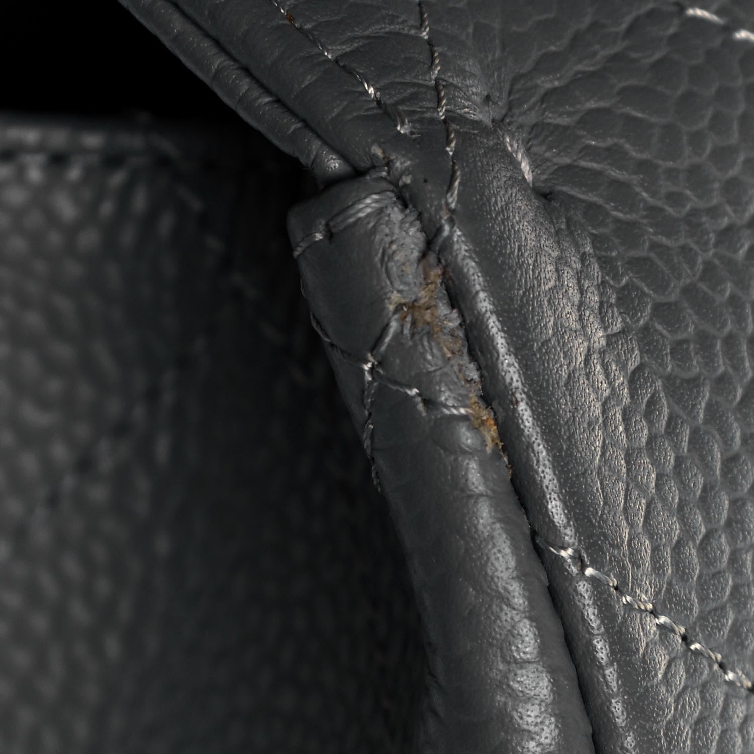 Chanel Caviar Quilted Jumbo Single Flap Grey 10 of 11