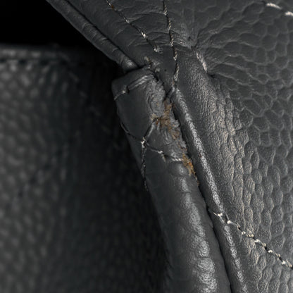 Chanel Caviar Quilted Jumbo Single Flap Grey 10 of 11