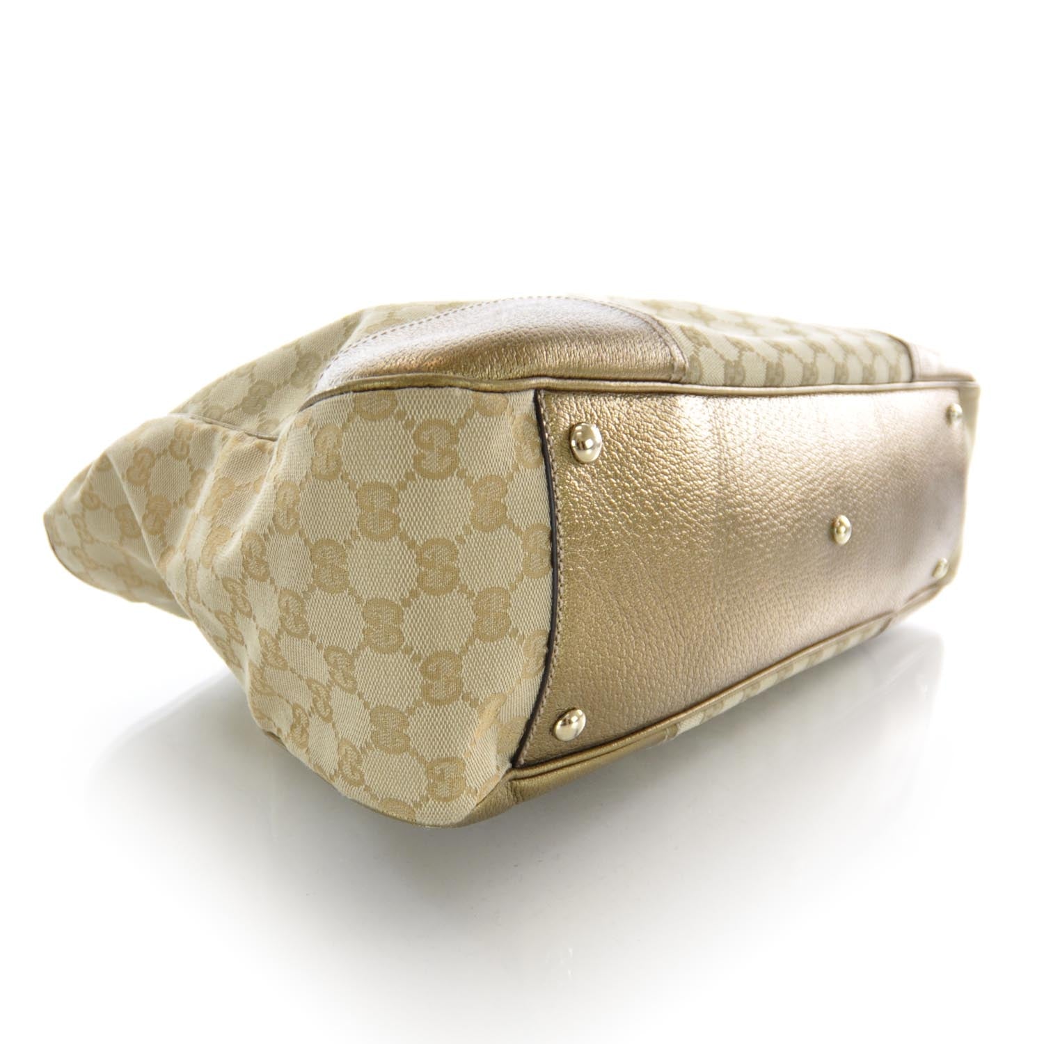 Gucci Monogram Large Princy Tote Metallic 4 of 8