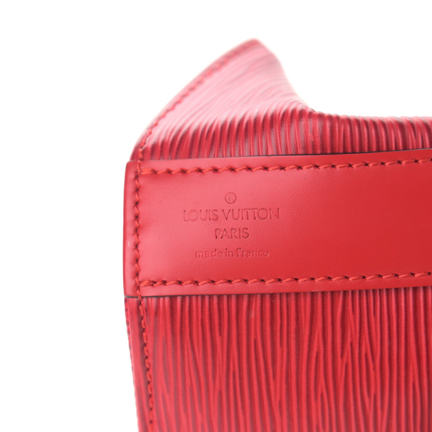 Louis Vuitton Epi Sac D'Epaule GM Castillan Red 9 of 11