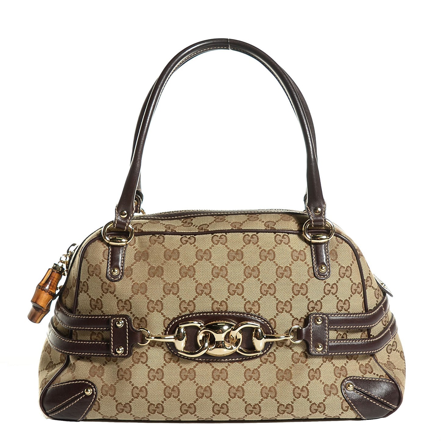Monogram Large Wave Boston Dark Brown