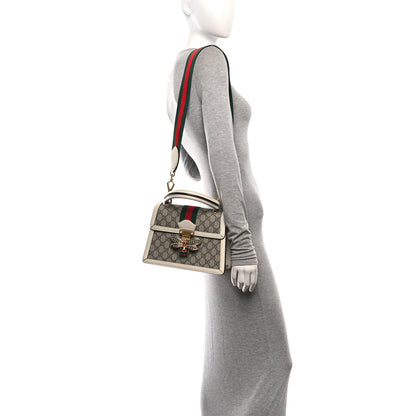 Gucci GG Supreme Monogram Small Queen Margaret Top Handle Bag White 2 of 10