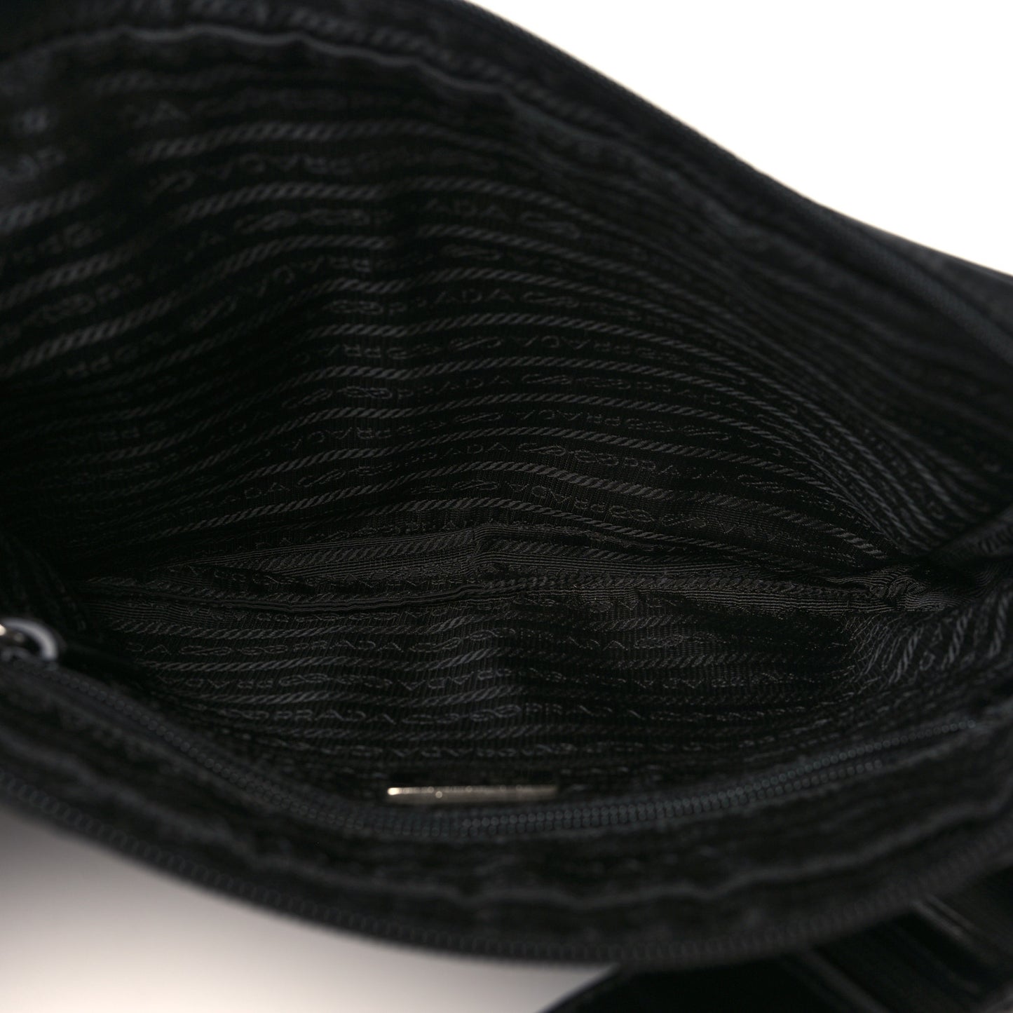 Tessuto Nylon Multi Pocket Belt Bag Black