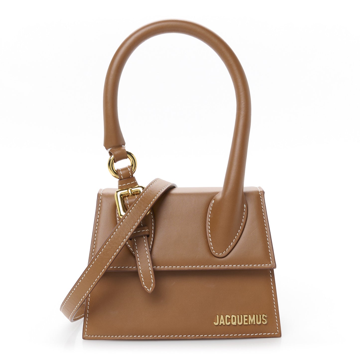 Smooth Calfskin Le Chiquito Boucle Moyen Brown Brown
